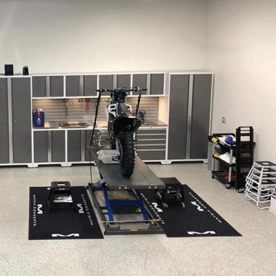 定制防油污防滑摩托车垫修车毯