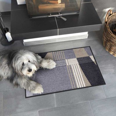 定制防滑橡胶底地垫门垫 (2)