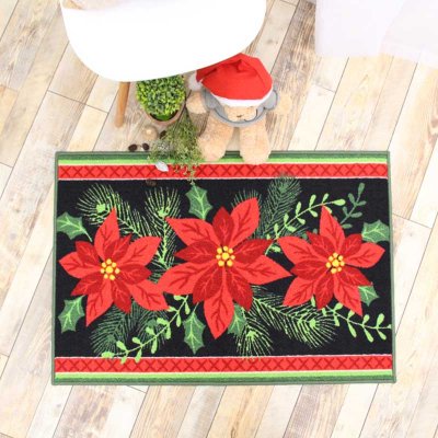 捷成地毯地垫厂家圣诞地毯入门垫 (4)