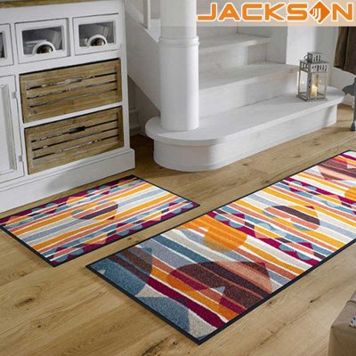 定制防滑橡胶底地垫门垫 (14)